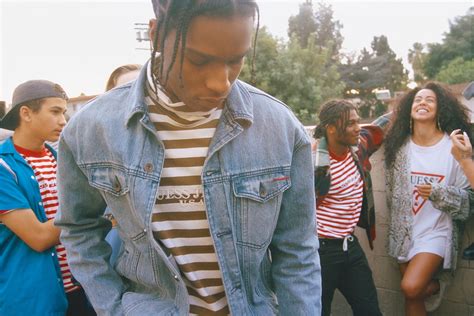 asap rocky guess jeans|ap rocky x guess jacket.